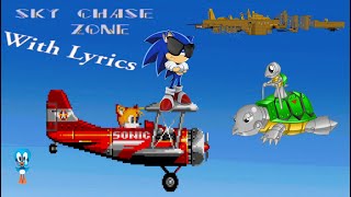 Sonic 2 - Sky Chase Zone With Lyrics