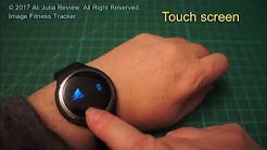 Image Fitness Tracker with touch screen