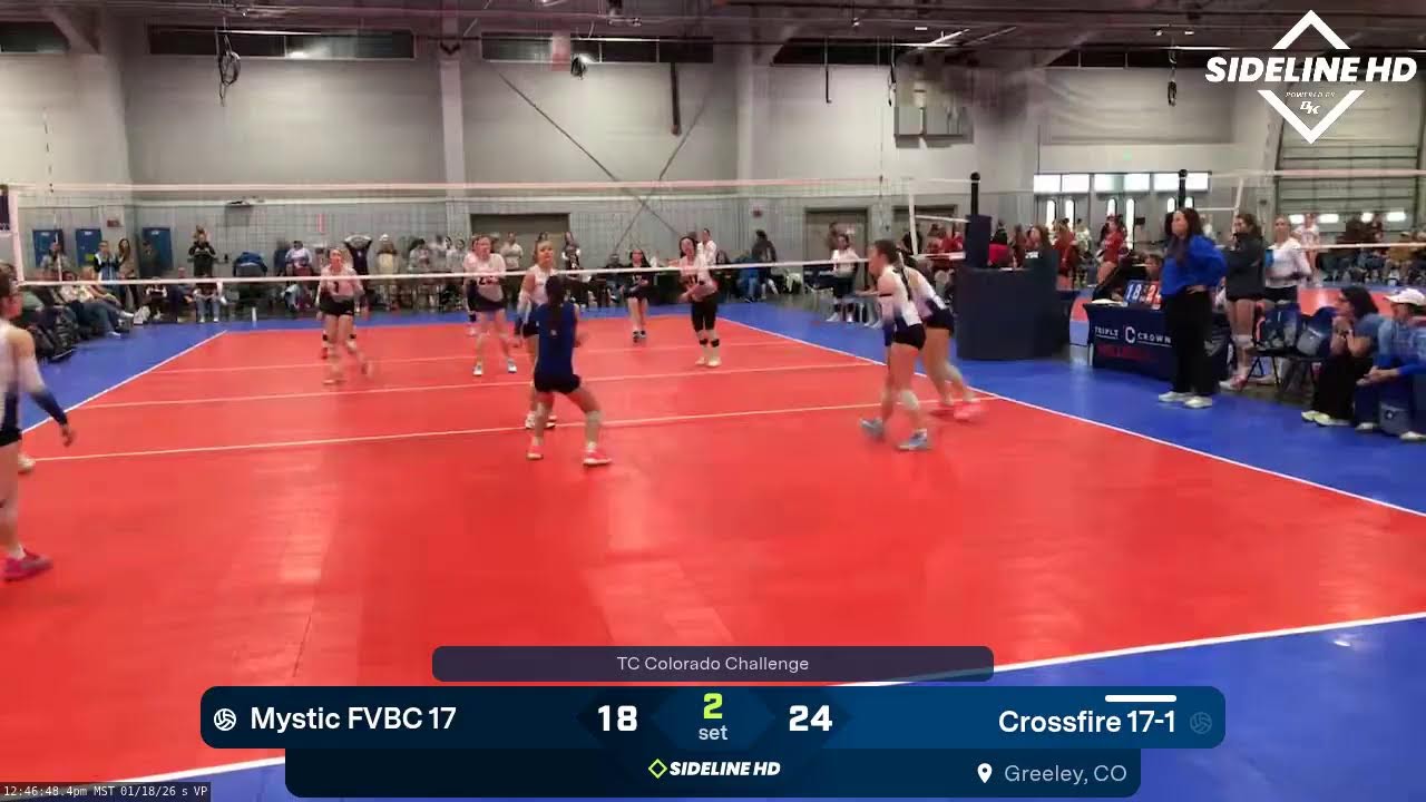 Crossfire 17-1 vs. Mystic FVBC 17 (2026.01.18)