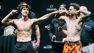 Bryce Hall & Austin McBroom Face Off & Into Each Others Face at The Weigh Ins in Miami