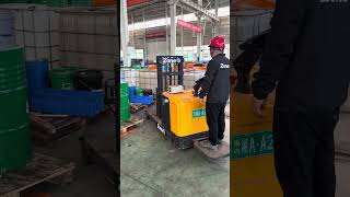 ZONE 2-Ton Electric Stand-On Stacker – Power &amp; Efficiency in One! ⚡