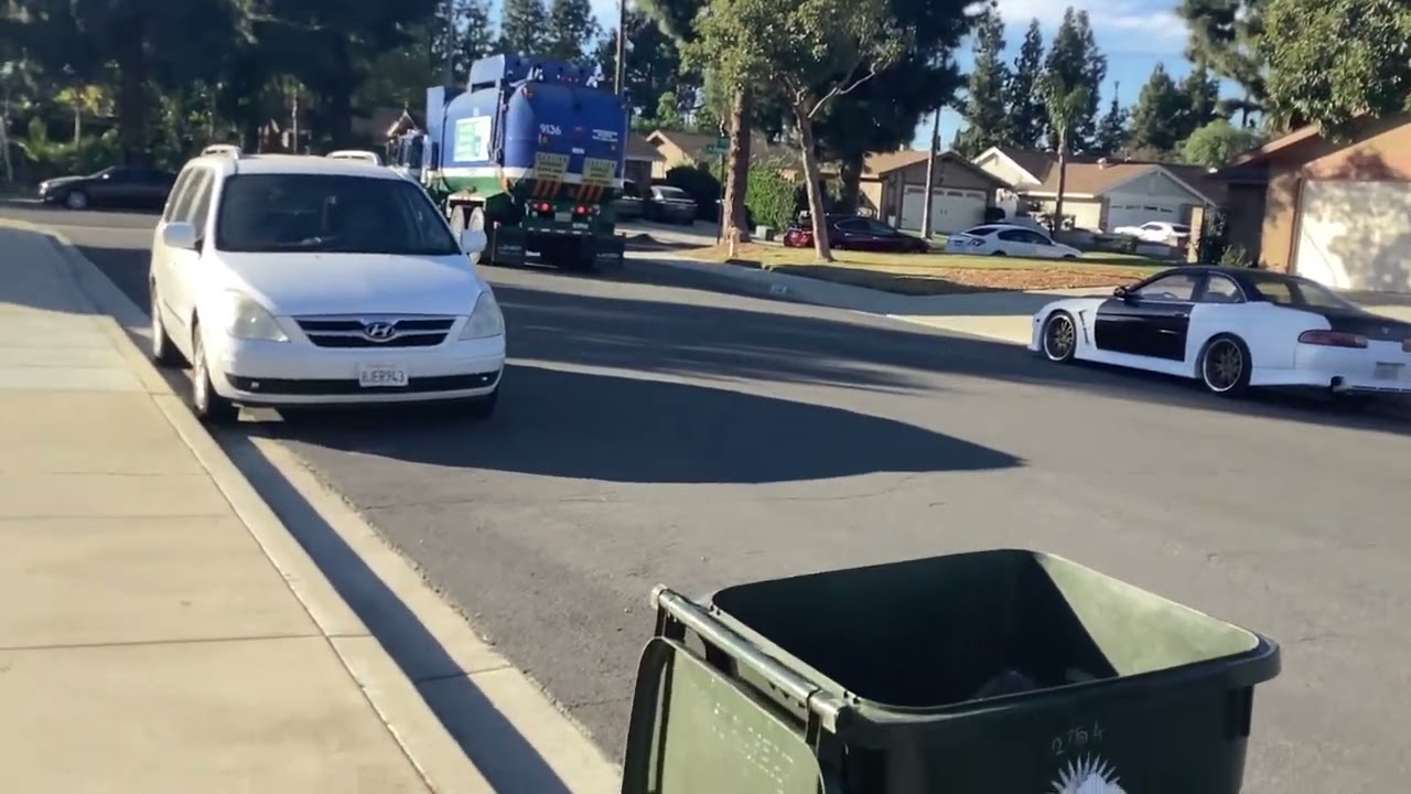 Garbage day week 11/25 green waste only 9136 (honks at me)
