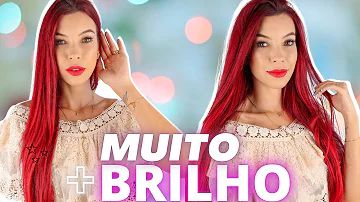 Como manter o brilho do cabelo vermelho?
