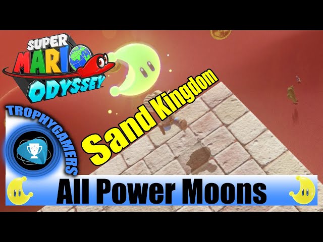 Super Mario Odyssey Sand Kingdom Power Moon Locations