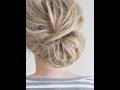 Low Chignon Hair Tutorial