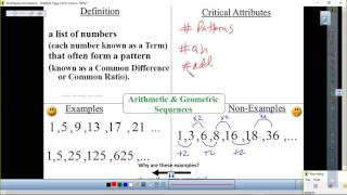 Mr. Q's Arithmetic and Geometric Sequences