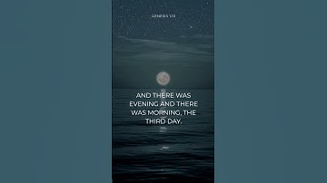 Genesis 1:13 — The Third Day of Creation | Bible Verse Reflection