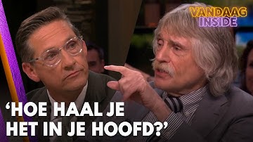 Johan Derksen kritisch op verkiezingsprogramma JA21: ‘Hoe haal je het in je hoofd?’ | VANDAAG INSIDE
