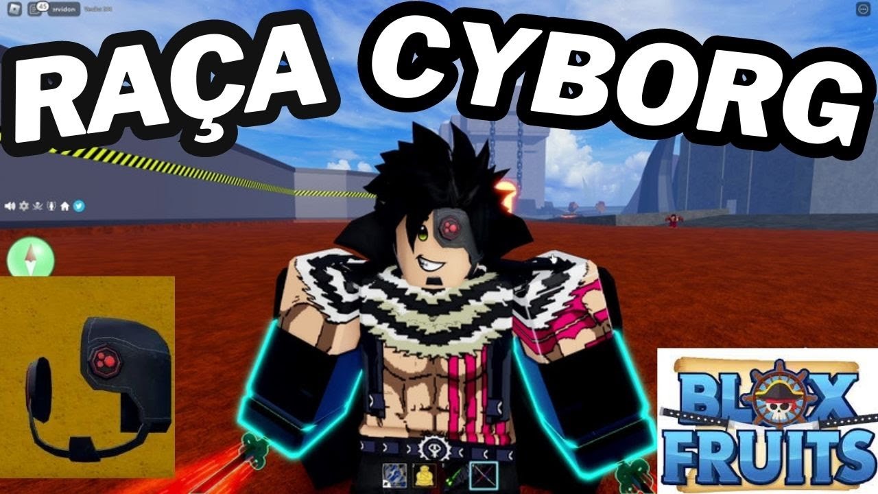 pegando a raça cyborg no Blox Fruits! #bloxfruits #games #roblox