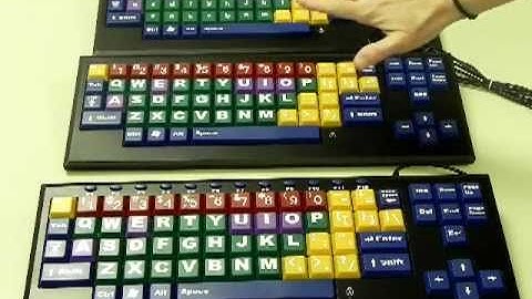 Chester Creek Technologies large-key big-letter computer keyboards for children