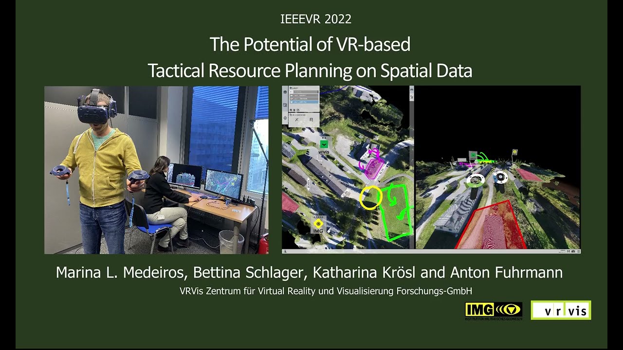 Teaser: VR based Tactical Resource Planning on Spatial Data