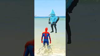 GTA V : SPIDER-MAN MODIFIED WATER GOD SUPER BIKE IN GTA 5 ! #gta  #shorts #viral