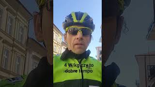 4 W/kg czy to dobre tempo ,100 kg zawodnik musi cały czas jechać z mocą 400W @miroslawbieniasz