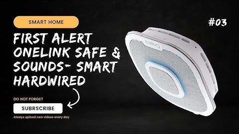 First Alert Onelink Safe & Sound | Smart Hardwired Smoke | Premium Home Speaker
