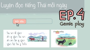 Học TIẾNG THÁI cơ bản - Tiếng Thái lớp 1 quyển 1 - EP.4