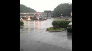 Flood in front of CVS/Pharmacy in Ashland