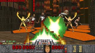 Doom II: Sunder - Map 14 (Hive Mother) in 7:55 [TAS]