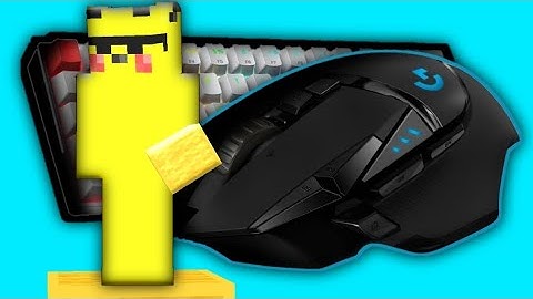 [500 FPS] Relaxing Keyboard + Mouse Sounds ASMR // Cubecraft Bridge