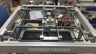 Schönflies motion parallel robot driven by differential screws and differential belt drives