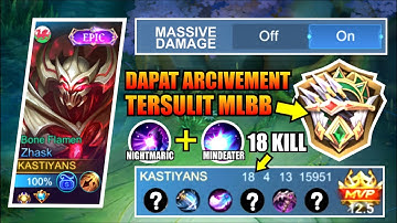 NON STOP KILL MASSIVE DAMAGE MUST TRY!!🔥 ZHASK TOP 1 GLOBAL 2022 GAMEPLAY BEST BUILD TERSAKIT MLBB