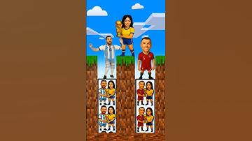 Brainrot Dance And Who Is Best Ronaldo vs Messi 🕺 #shorts