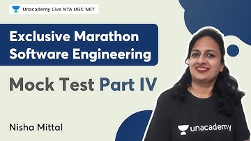 Exclusive Marathon Software Engineering Mock Test part IV | NTA UGC NET | Nisha Mittal