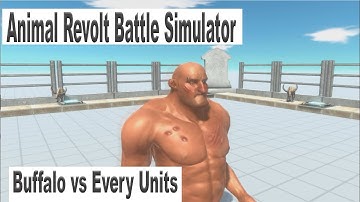 ⚡ Buffalo vs Every Unit  ⚡ Animal Revolt Battle Simulator⚡