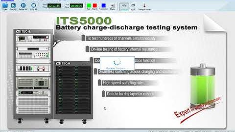 ITS5000 battery test system with 6 channel test