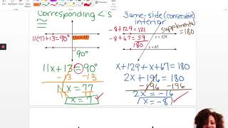 Parallel Lines (Pt. 1) - Solve for x