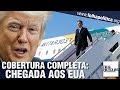 Cobertura completa da chegada do presidente Bolsonaro aos EUA: trânsito em Washington, pouso, re..