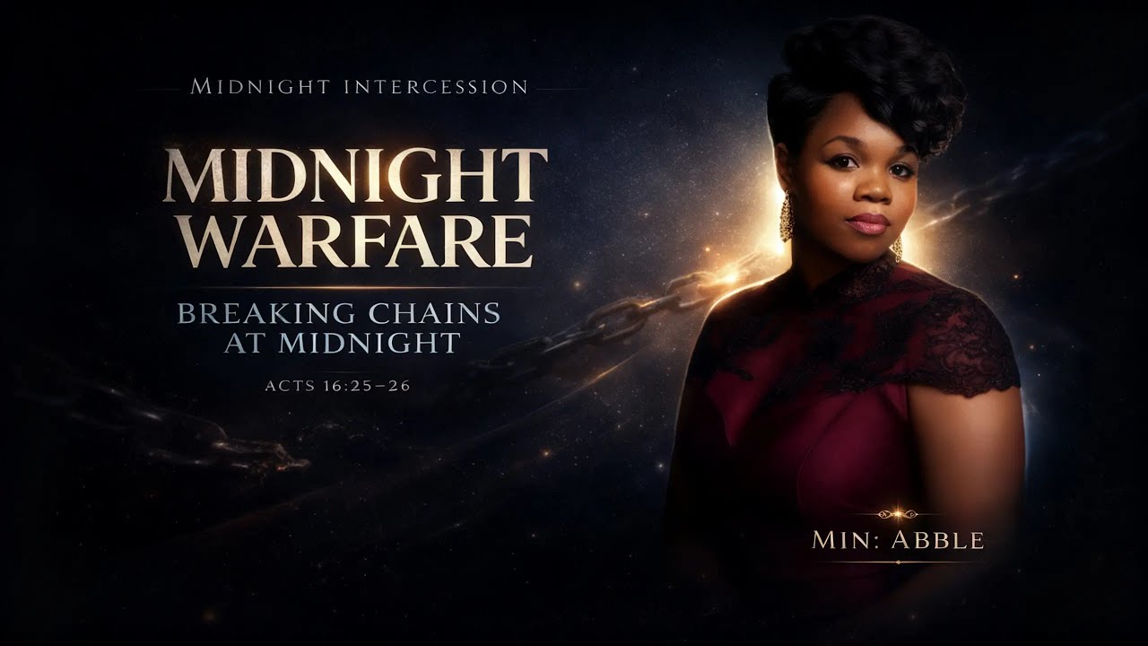 MIDNIGHT WARFARE || Breaking Chains at Midnight 📖 Acts 16:25–26
