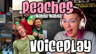 REACTION | VOICEPLAY SHORTS &quot;MAHNA MAHNA&quot; &amp; &quot;PEACHES&quot;