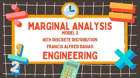 DECISION THEORY: Marginal Analysis with Discrete Distribution| Operations Research