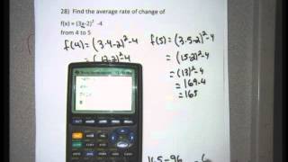 College Algebra chapter 3 review