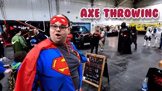 Devon Comic Con Gaming Festival - Westpoint Exeter - Axe Throwing