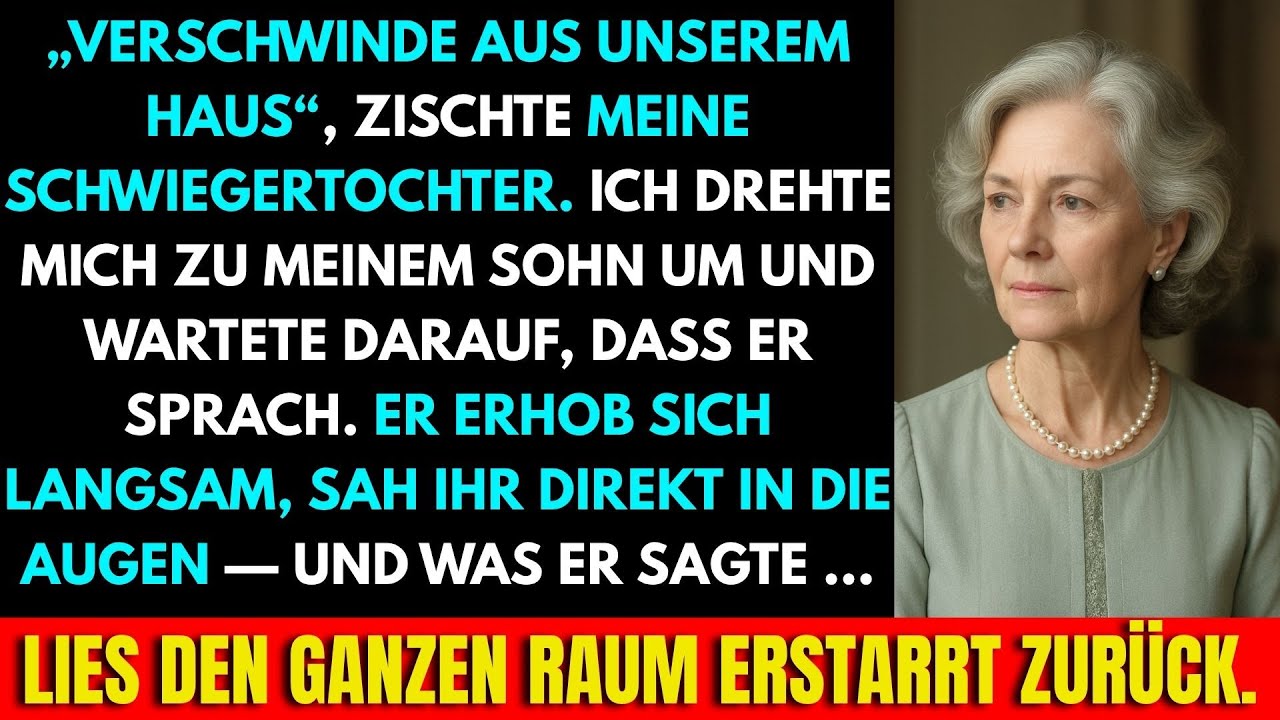 Meine Schwiegertochter Warf Mich Raus – Doch Was Mein Sohn Tat, Liess Alle Verstummen