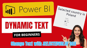 Power BI: How to Change Text Based on Selected Value Using SELECTEDVALUE DAX
