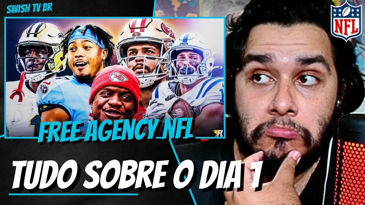Analisando o Primeiro Dia de MERCADO da NFL