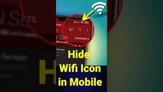 how to hide wifi icon in android mobile/ how to remove wifi icon from status bar | hide wifi network screenshot 4