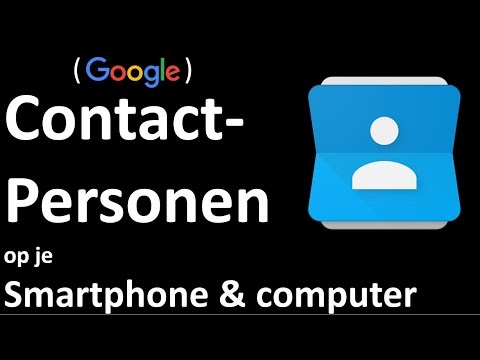 Google contacten bundel contactpersonen en contacts.google.com