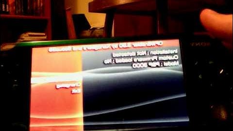 HACKING A PSP 3000. ChickHEN R2 CFW Enabler