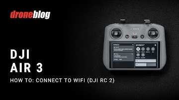 DJI Air 3/3S: How to Connect to Wifi (DJI RC 2) - w/ WiFi Steps 1st