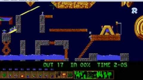 Lemmings my real custom level 26: Lemming peace