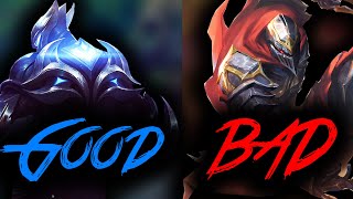 THE DIFFERENCE BETWEEN GOOD AND BAD ZED PLAYERS