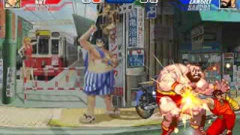 Capcom Fighting Jam(Rose Guy vs Sakura Zangief)