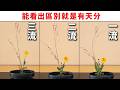 【你有天分嗎?】為大家講解插花中區分一流與二流的關鍵點!