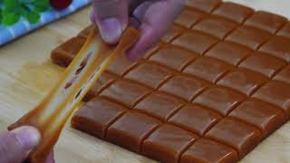 Caramel Candy With Only 3 Ingredients, Easy And Delicious! Caramel Candy