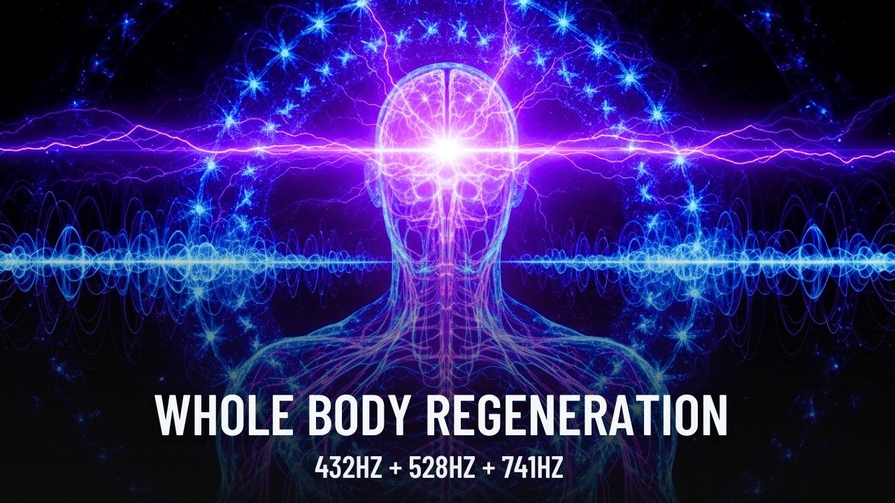 Alpha Waves 432Hz - Healing Frequency 528Hz for Brain Massage, Stop Overthinking, and Positive Soul