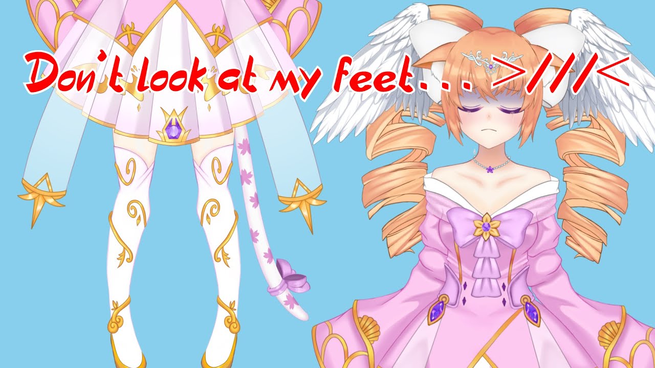 Don't look at my feet! (〃▽〃)