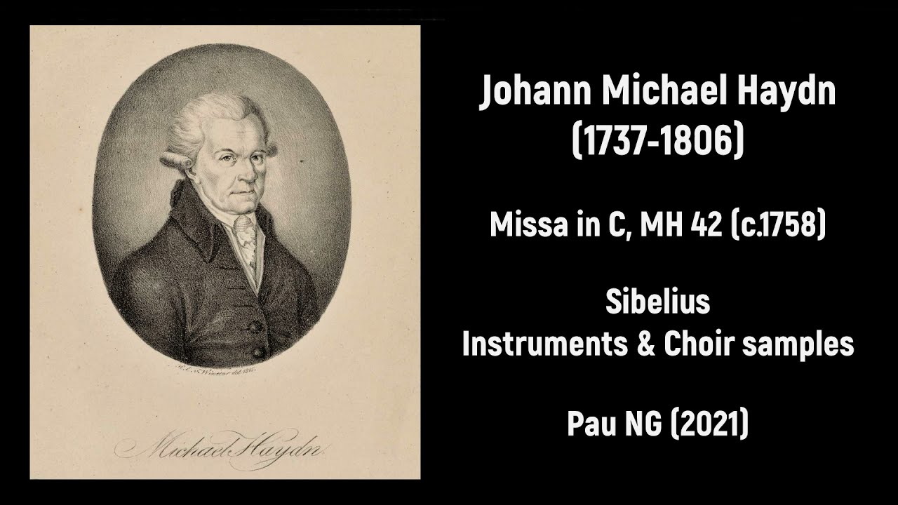 Sheet music] Johann Michael Haydn (1737-1806) - Missa in C, MH 42